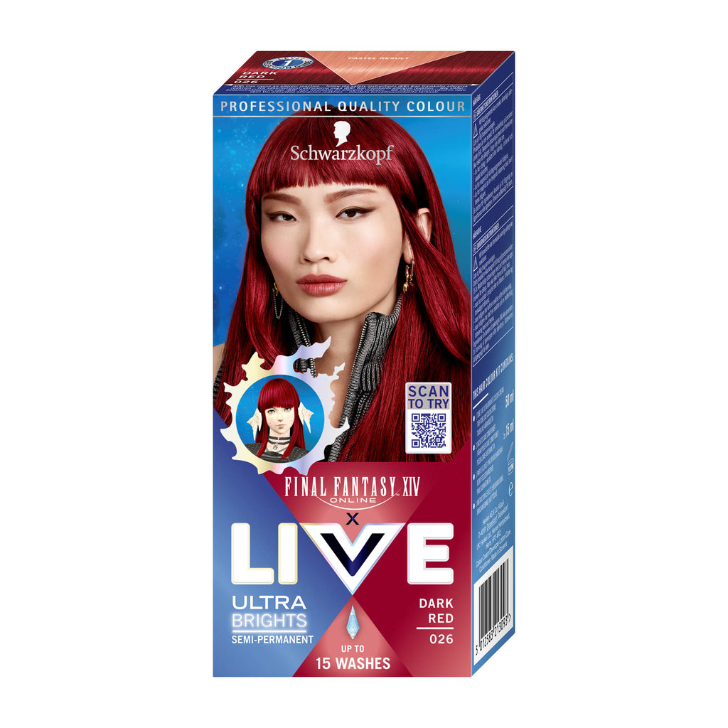Schwarzkopf LIVE 026 Dunkelrot COLOUR MOMENT
