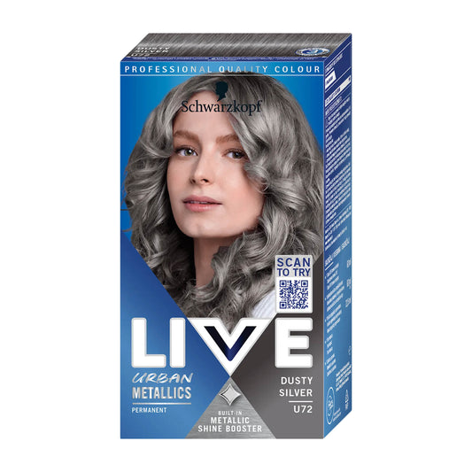 Schwarzkopf LIVE U72 Dusty Silver Haarfarbe