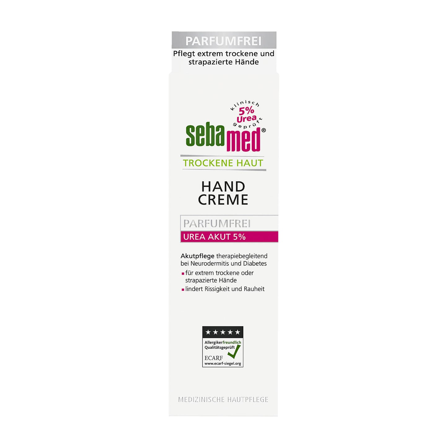 sebamed Urea Akut parfümfrei Handcreme, 75 ml