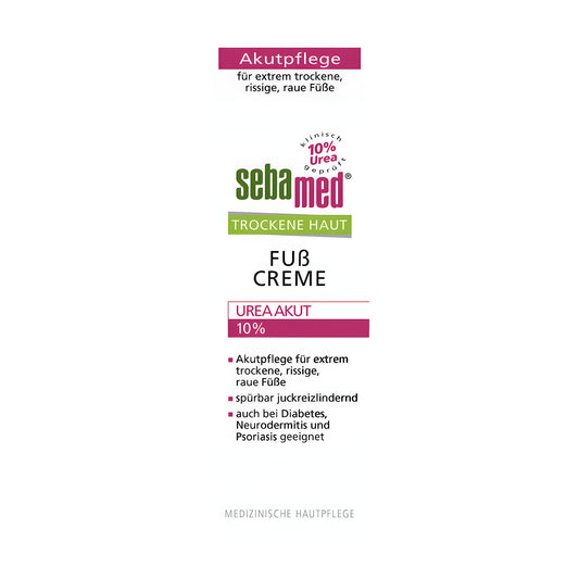 sebamed Urea Acute foot cream, 100 mL