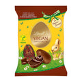Lindt Vegan Choco Deluxe Eggs packaging on a white background.