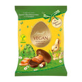 Lindt Vegan Hazelnut Caramel Eggs packaging on a white background.