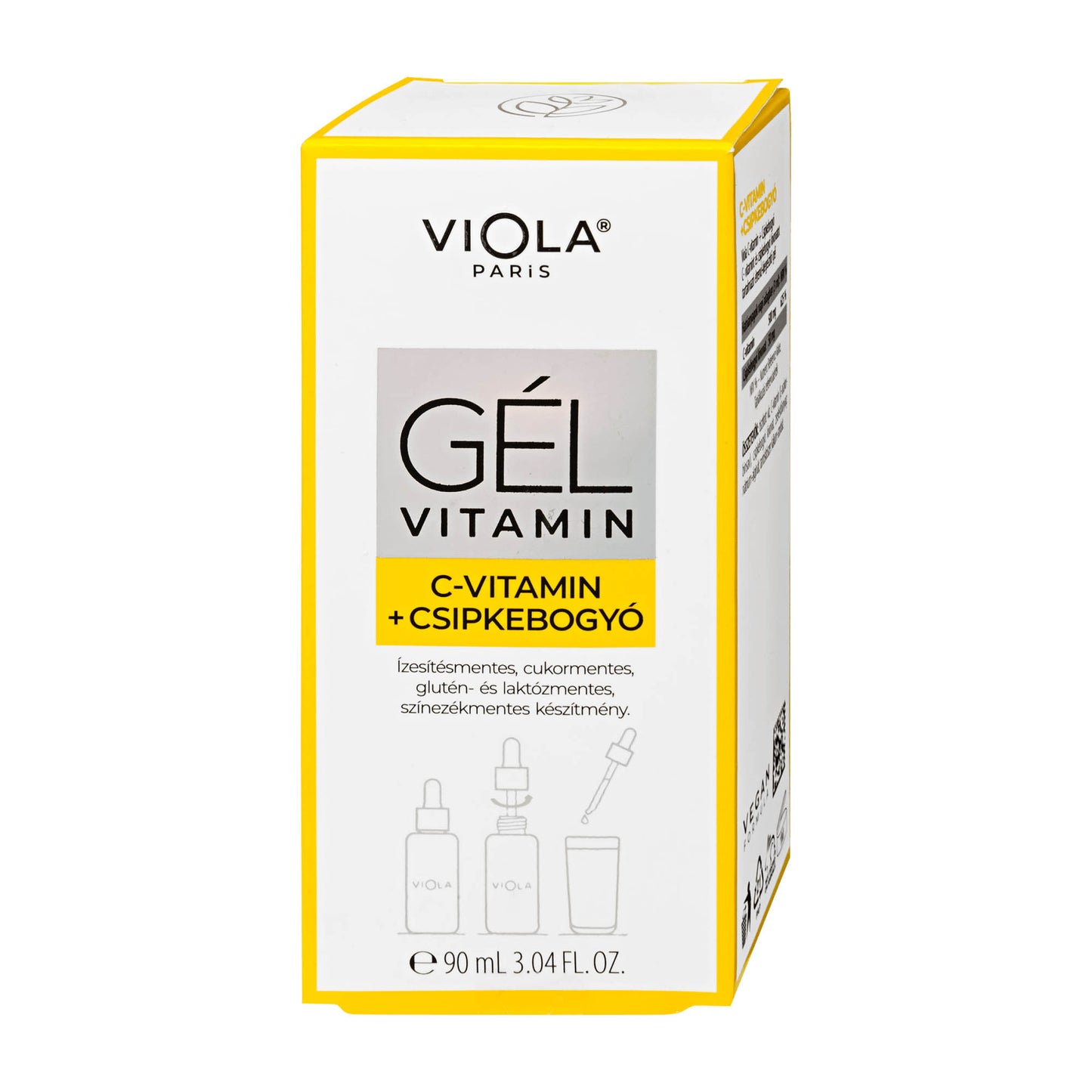 VIOLA PARIS Vitamin C + Rosehip gel vitamin, 90 mL