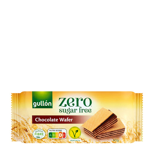 Gullon Zero Zuckerfreier Schoko-Waffelriegel, 60 g