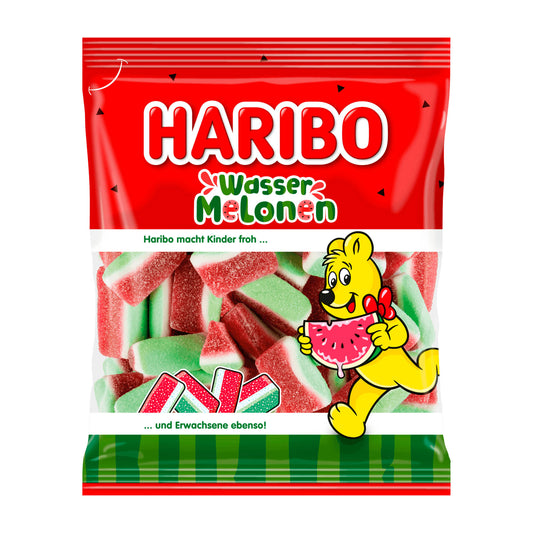 Haribo Watermelon Fruit Gummi & Foam Sugar, 160 g