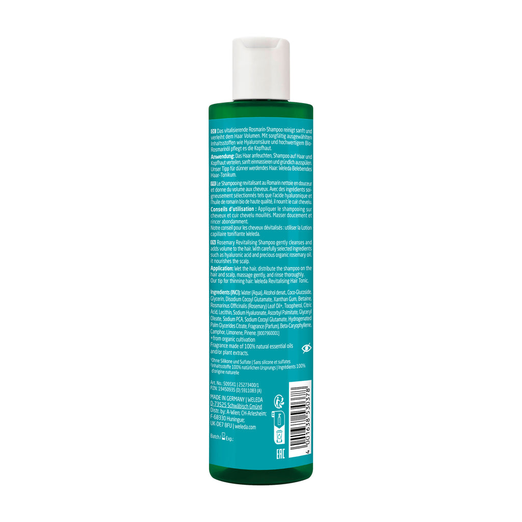 Weleda Shampoo Rosmarin Revitalising, 250 ml