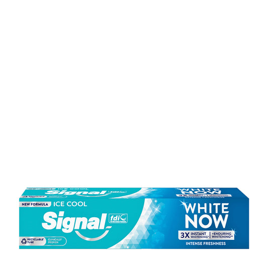 Signal White Now ice cool intense freshness toothpaste, 75 mL