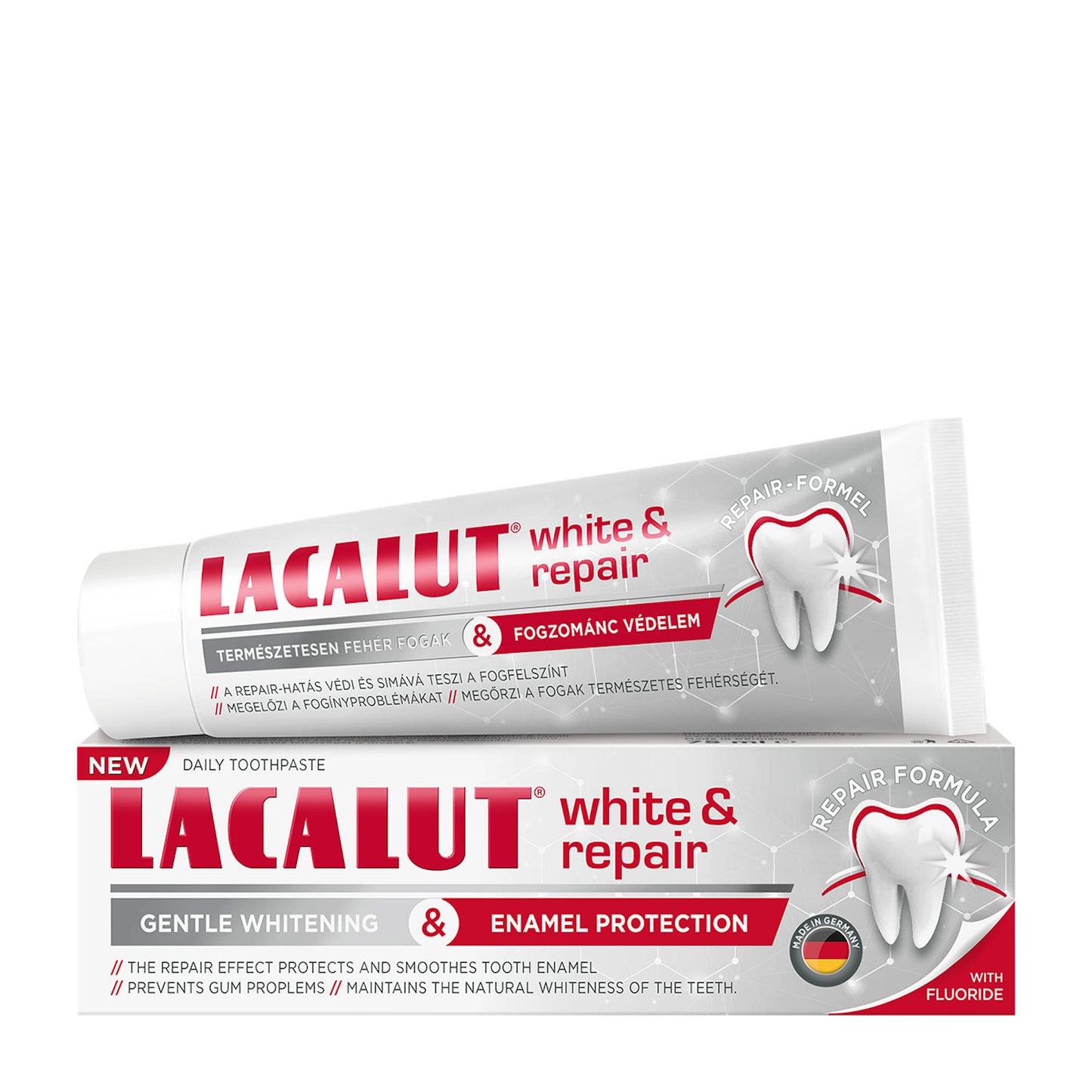 Lacalut White & Repair Zahnpasta, 75 ml