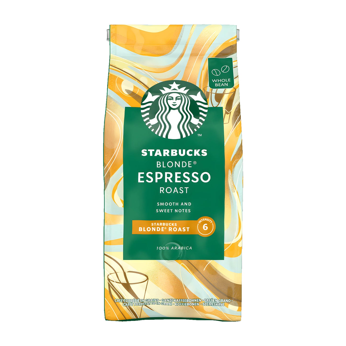 Starbucks Blonde Espresso Röstkaffeebohnen, 200 g