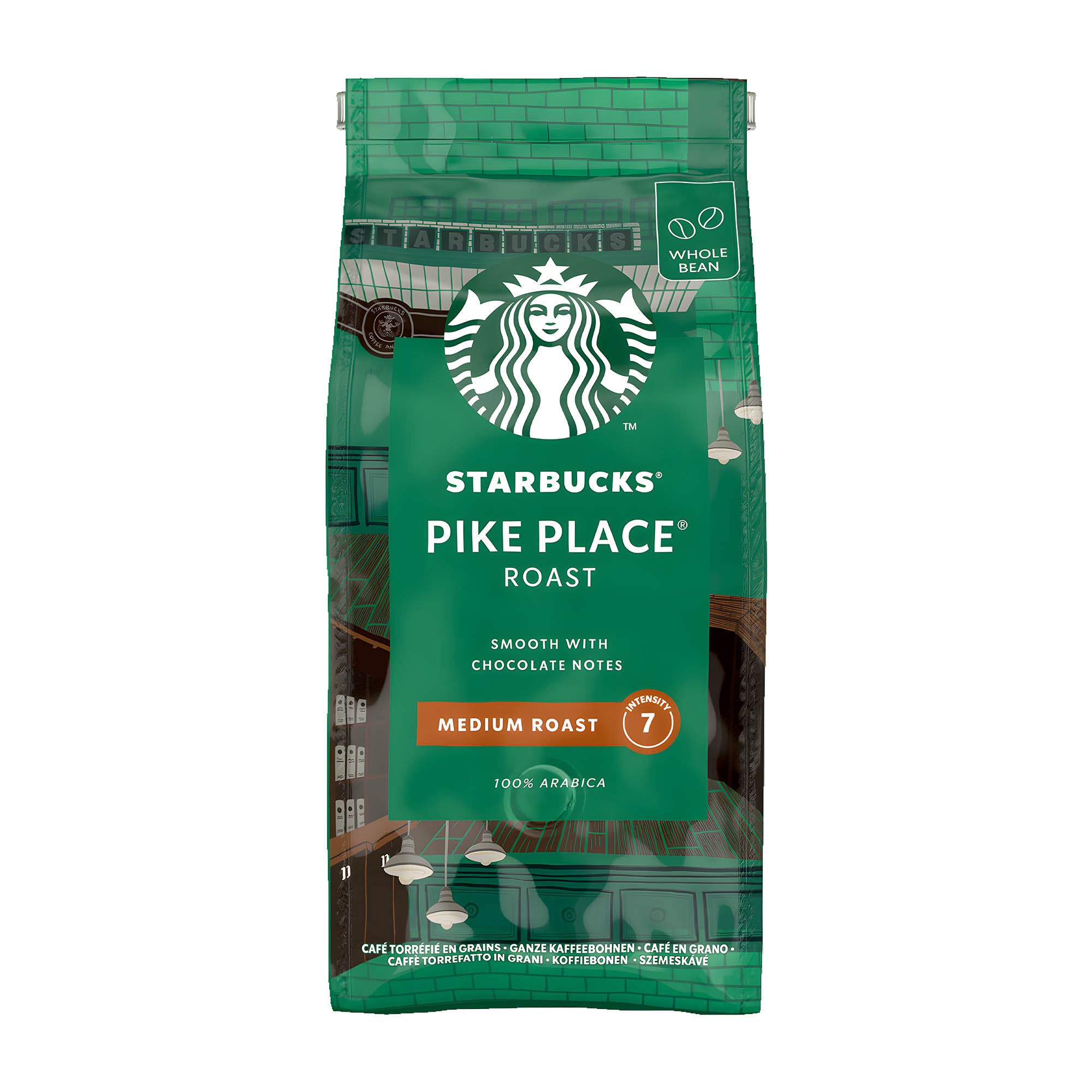 Starbucks Pike Place Roast Grains de café, 200 g