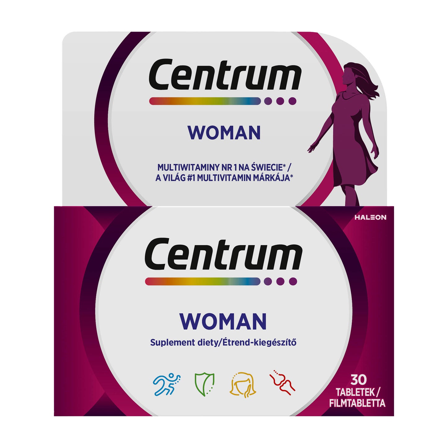 Centrum Woman daily multivitamin film-coated tablets, 30 Count