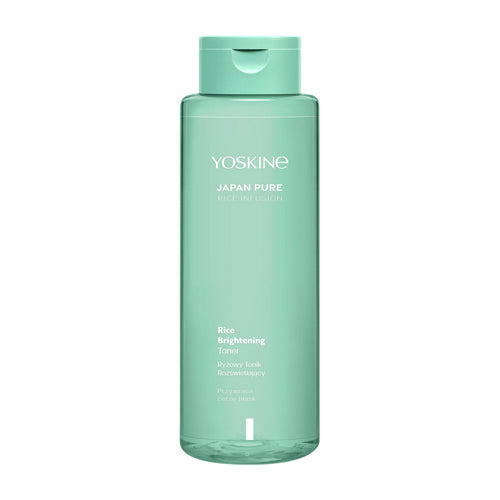 Yoskine Japan Pure rice brightening toner bottle on a white background
