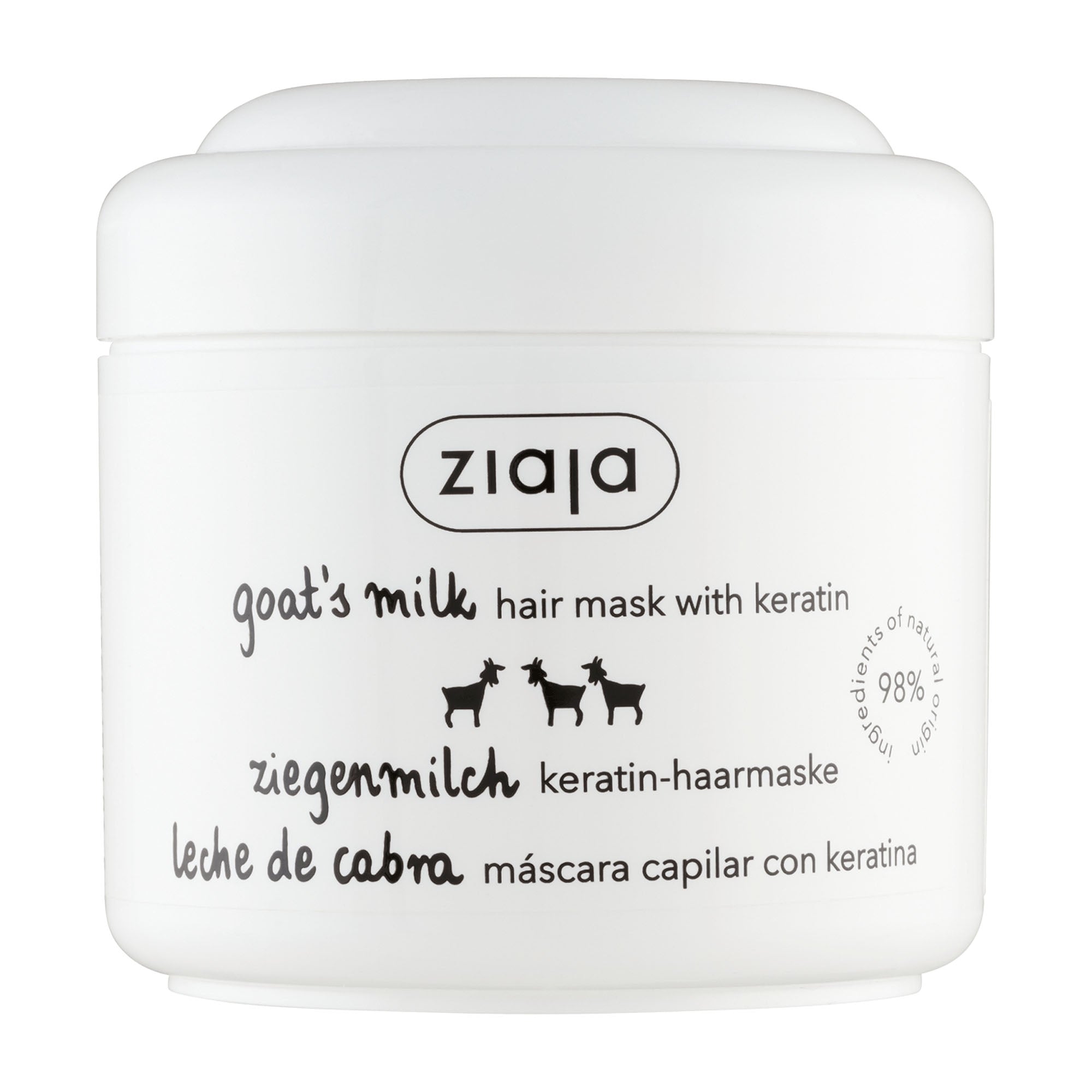 Ziaja Goat's Milk strengthening hair mask, 200 mL