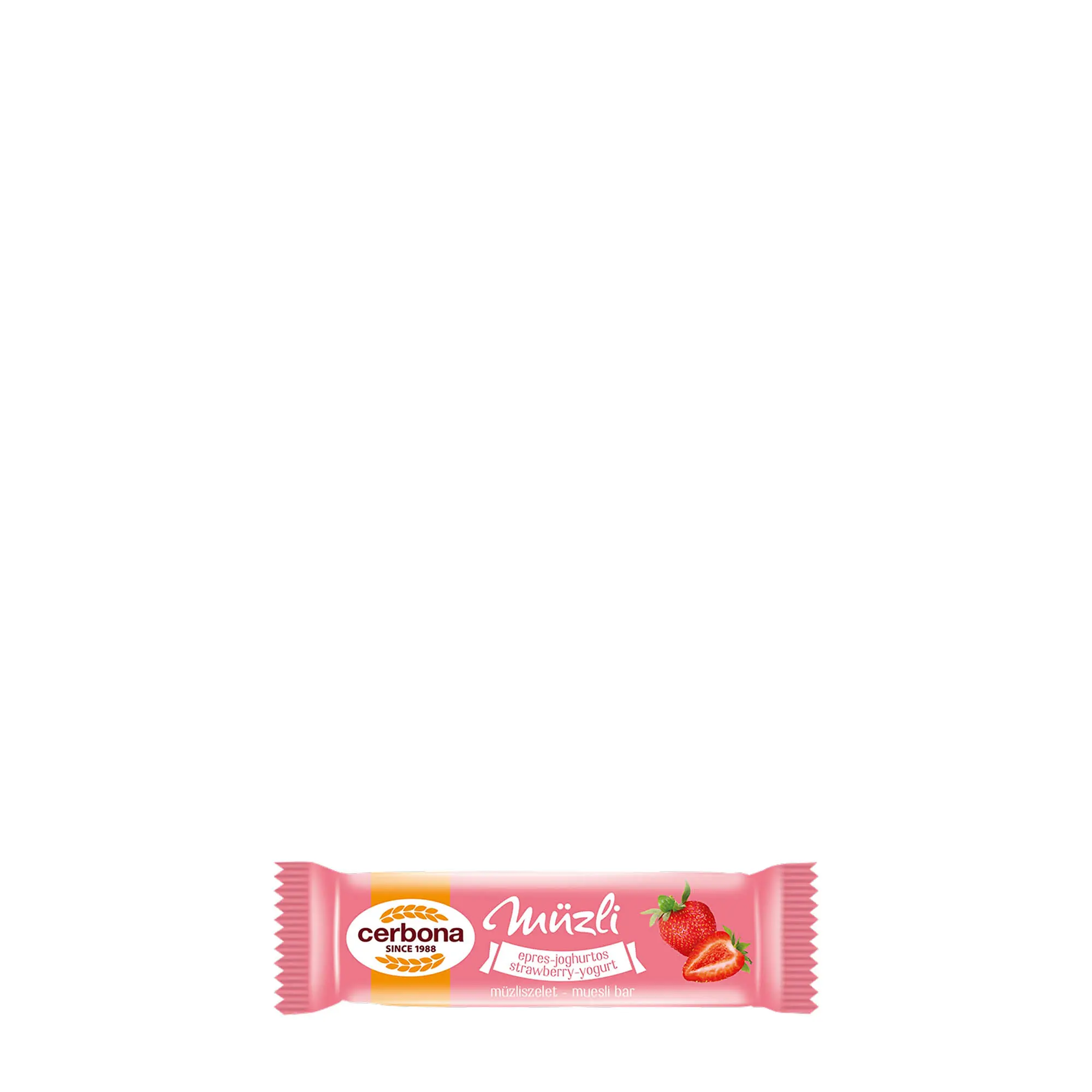 cerbona muesli bar strawberry yogurt 20g