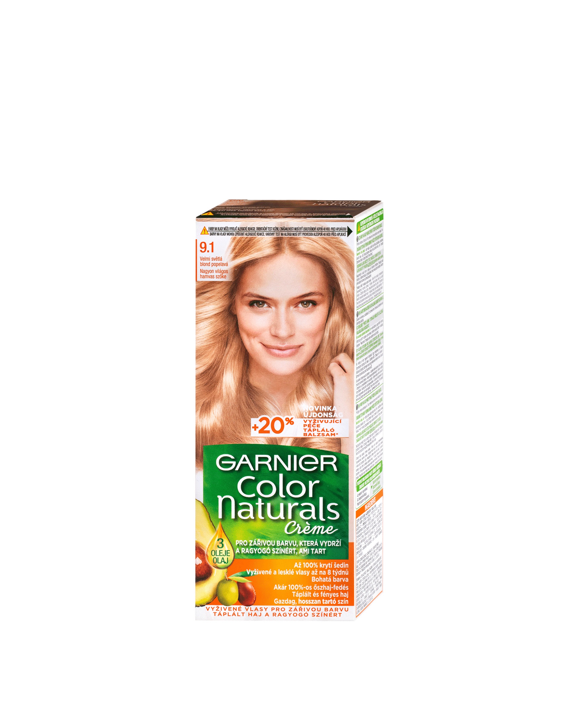 Indflydelsesrig skildring Motivering Color Naturals Permanent Hair Cream Color 9.1 very light ash blonde –  Peppery Spot