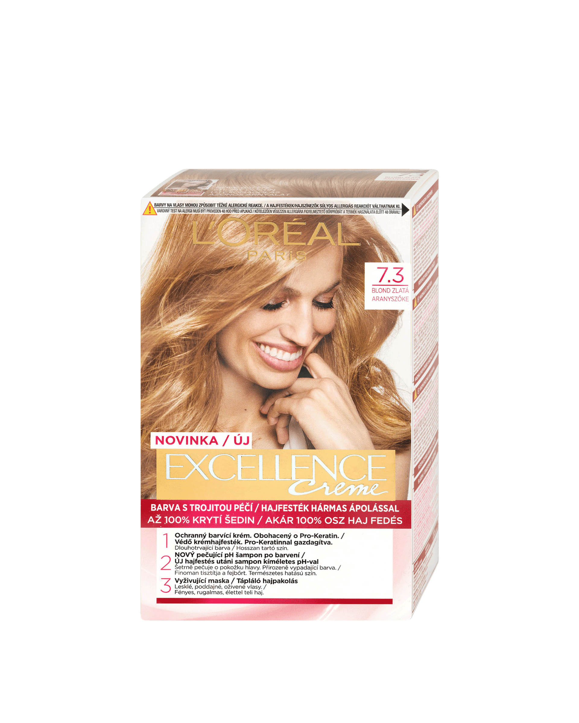 Excellence Crème Permanent Hair Color  golden blonde – Peppery Spot