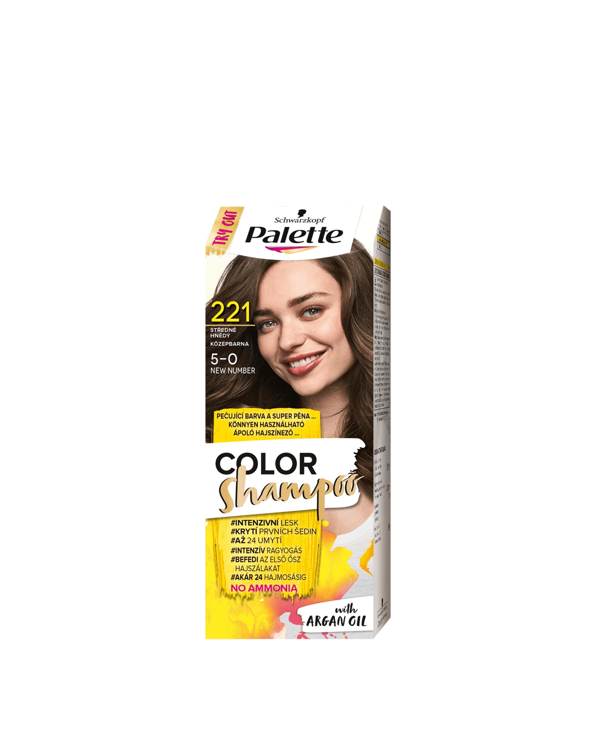 bestyrelse Bevidstløs Dovenskab Palette Color Shampoo Demi-Permanent Hair Color 5-0 221 middle brown –  Peppery Spot