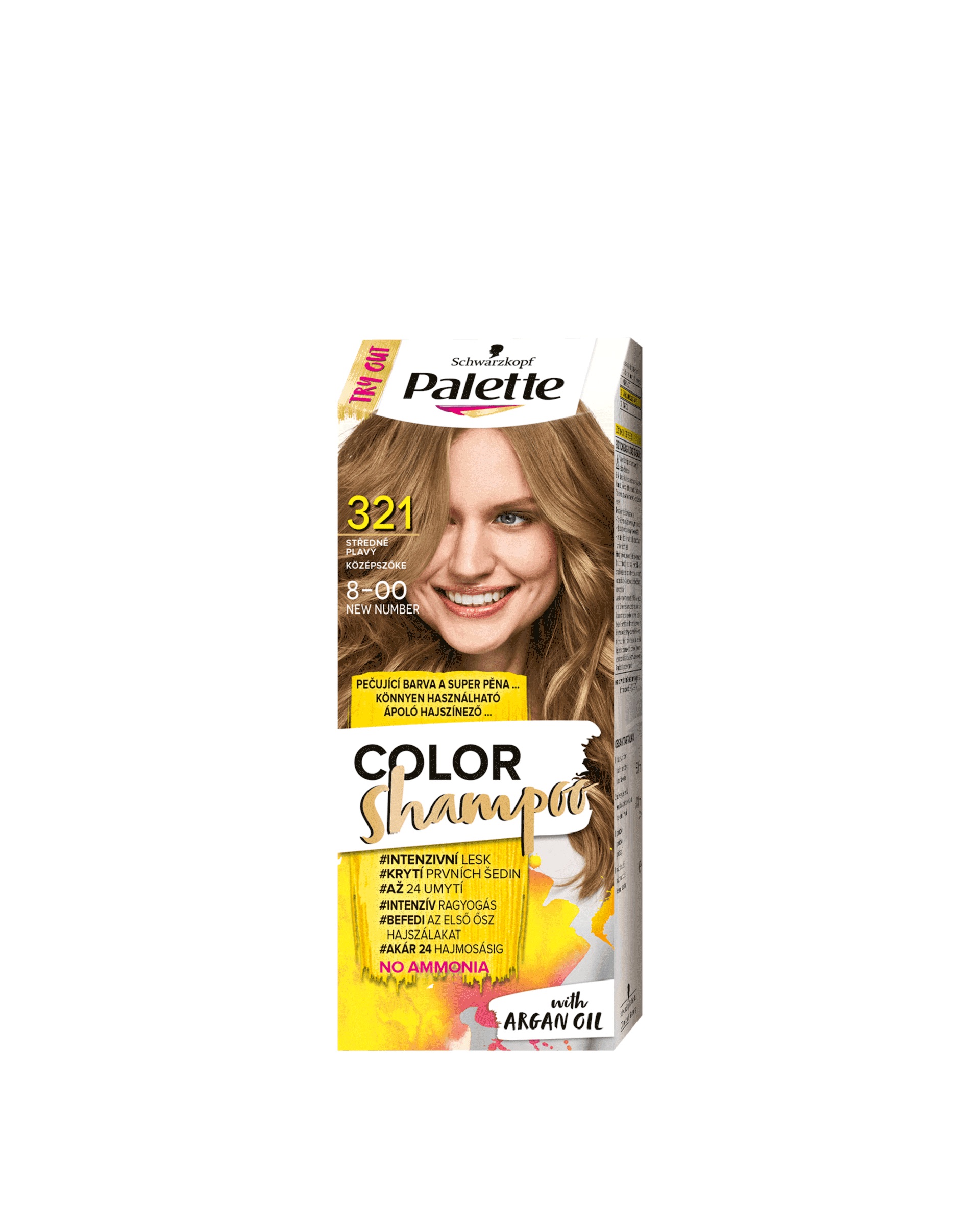 Palette Color Shampoo Demi-Permanent Hair Color 8-0 321 medium blonde –  Peppery Spot