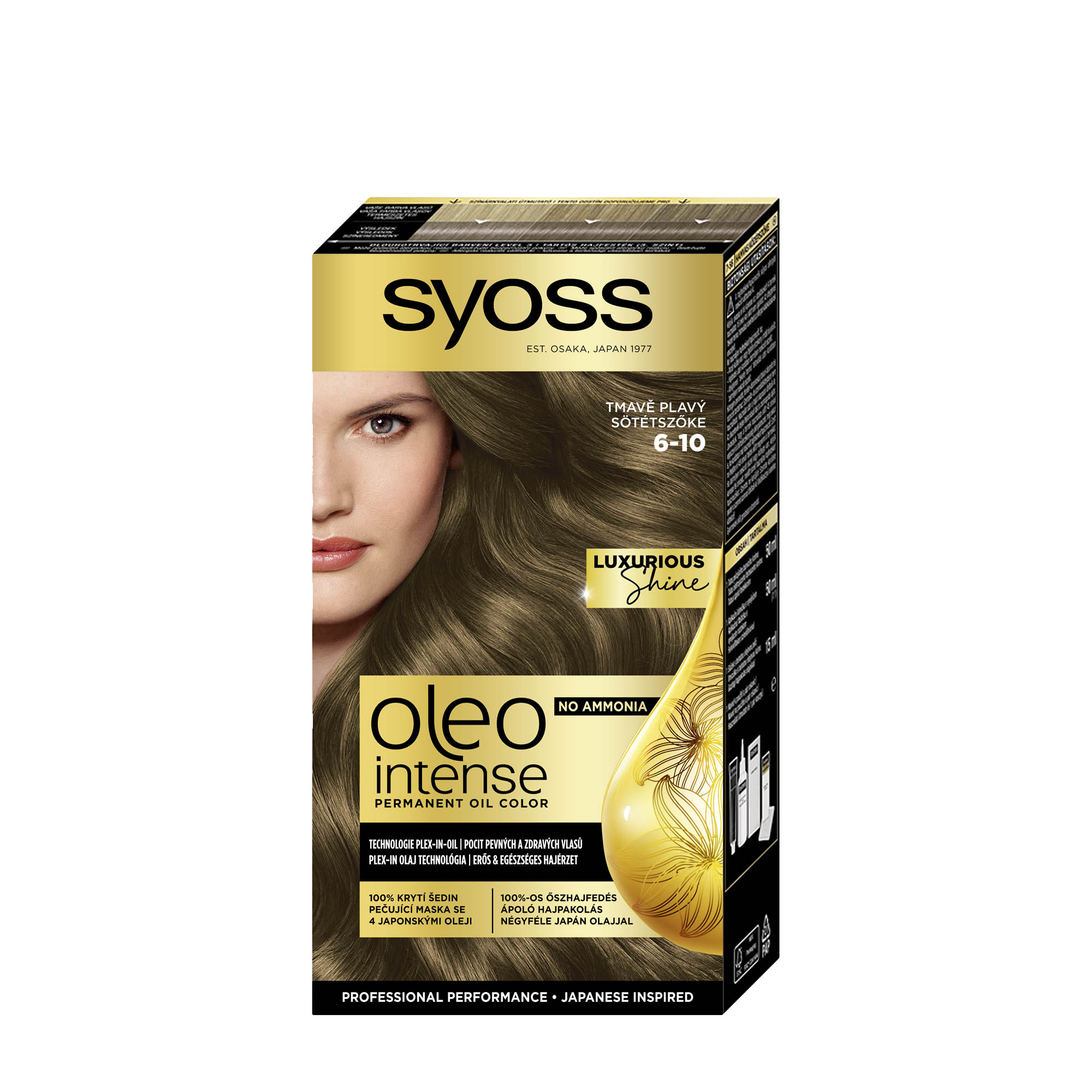 syoss oleo intense permanent oil color 6-10 dark blonde