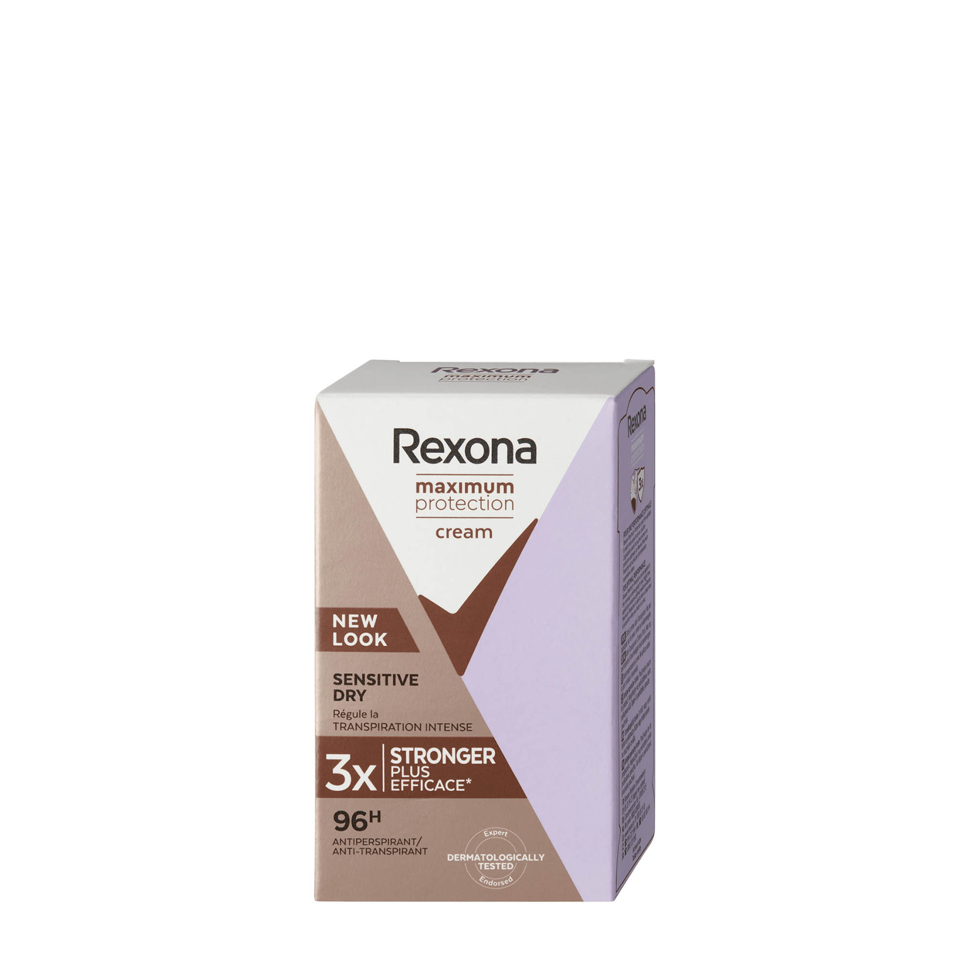 rexona cream deodorant stick maximum protection sensitive dry 96h