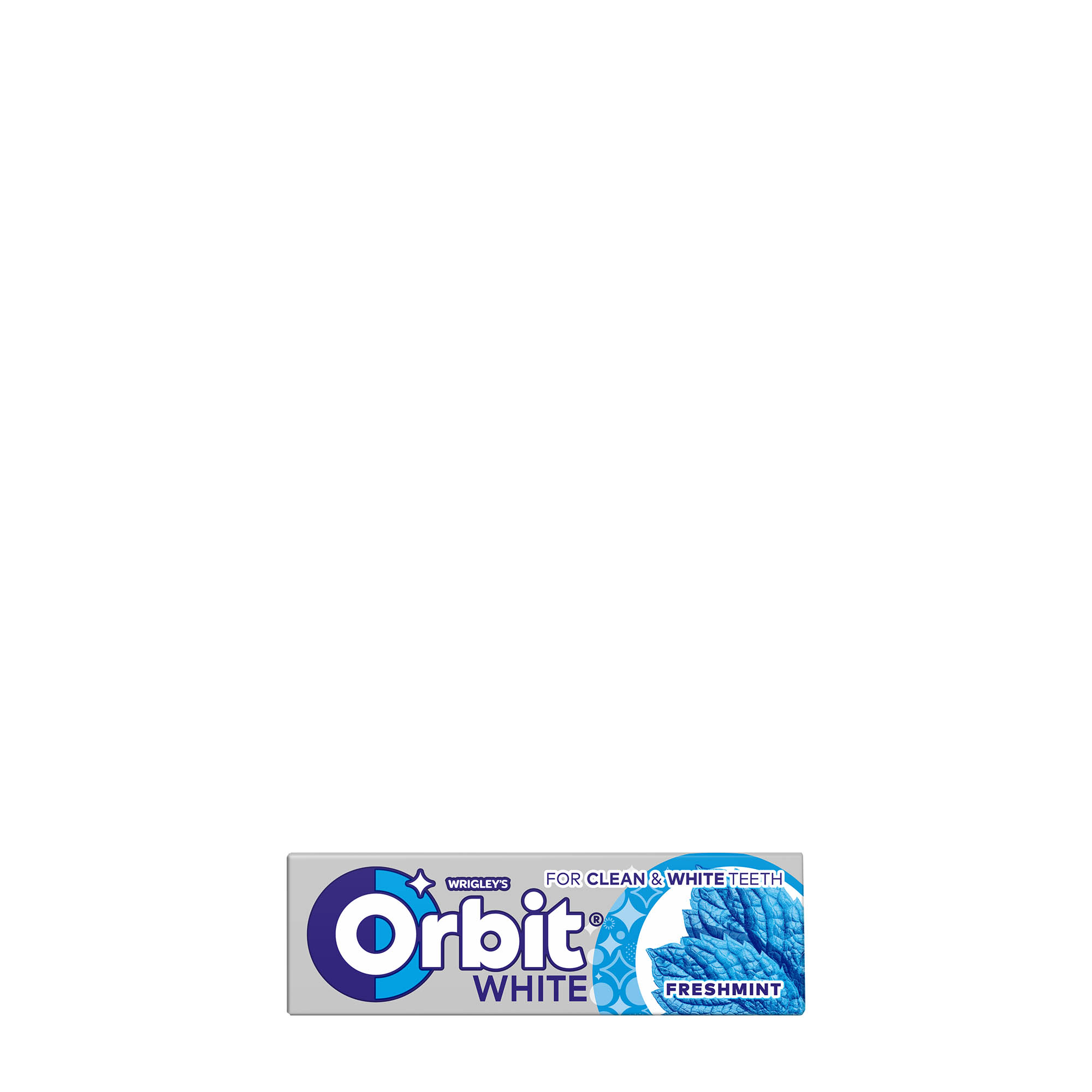 wrigley's orbit chewing gum white freshmint 10ct