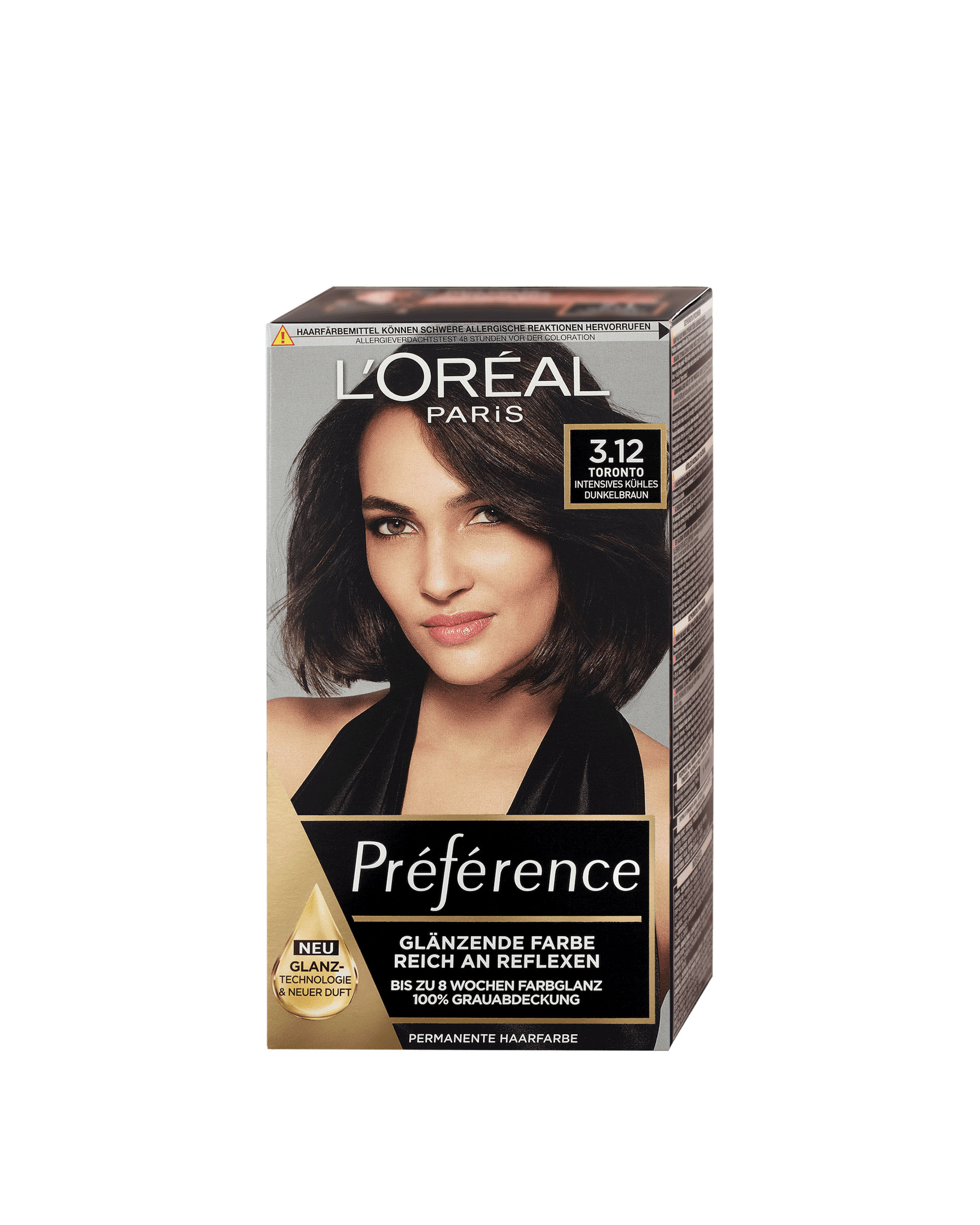 Préférence Permanent Hair Color  toronto intense cool dark brown –  Peppery Spot