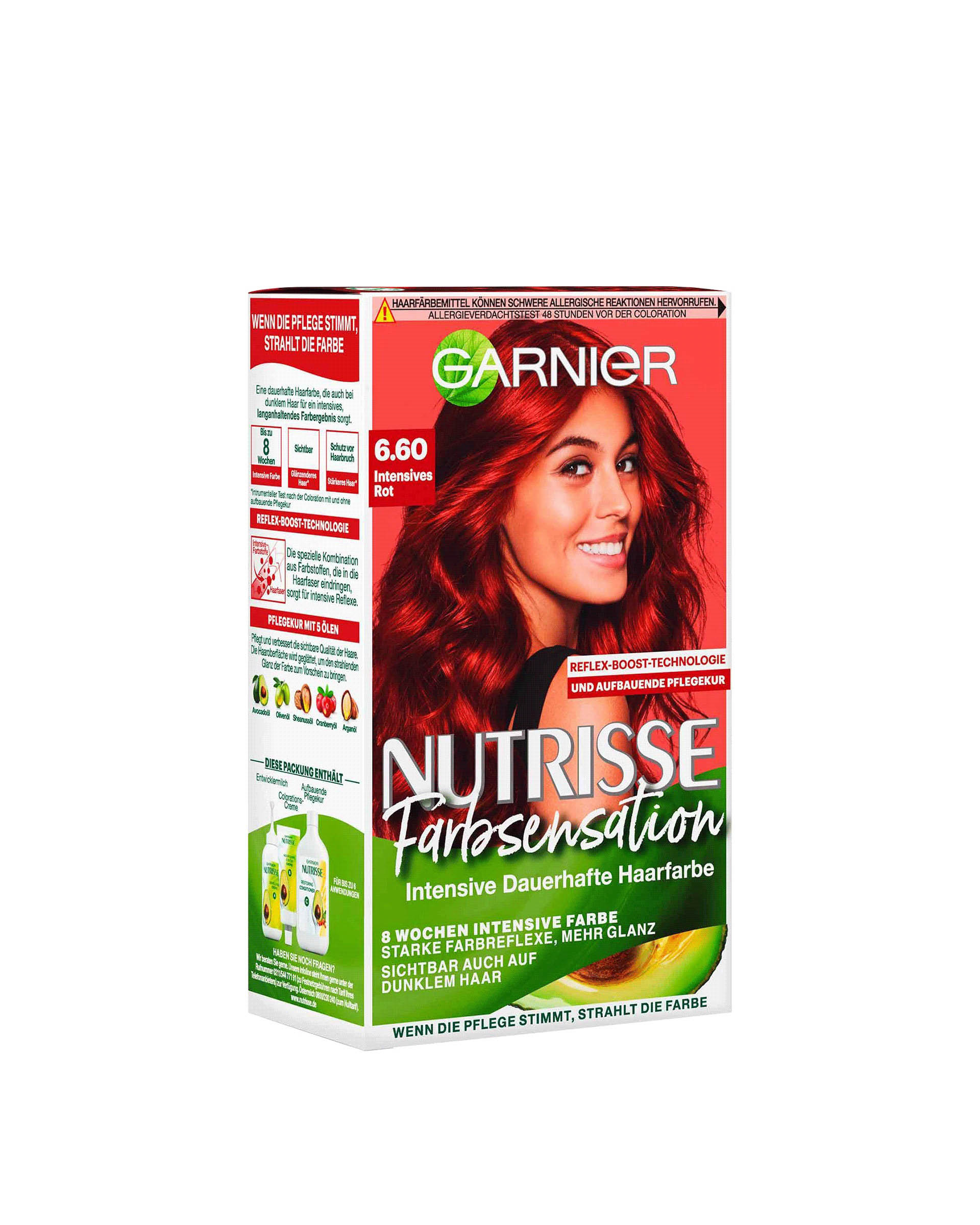 Garnier Nutrisse Permanent Hair Color  intensive red – Peppery Spot