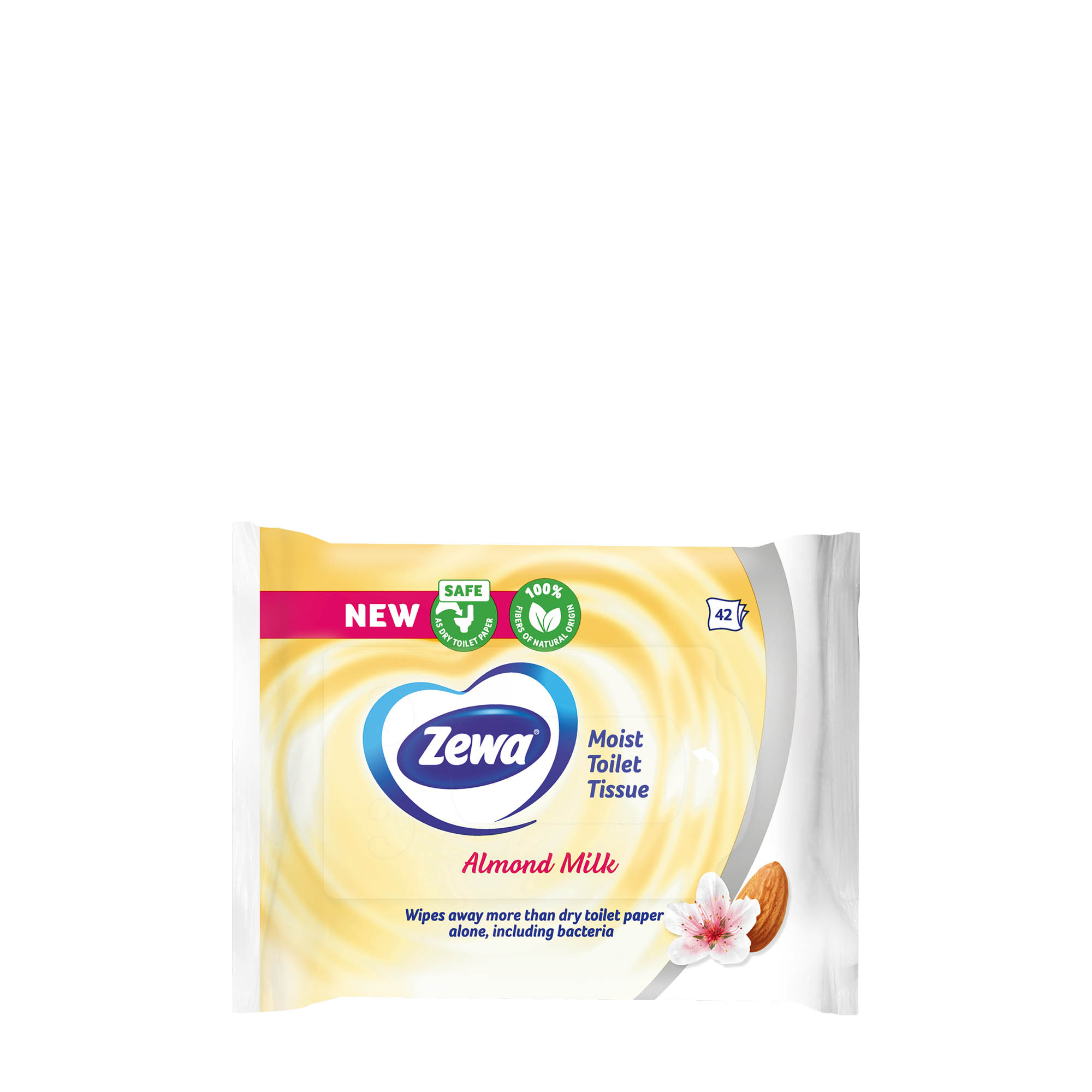 zewa moist toilet tissue almond milk 42ct