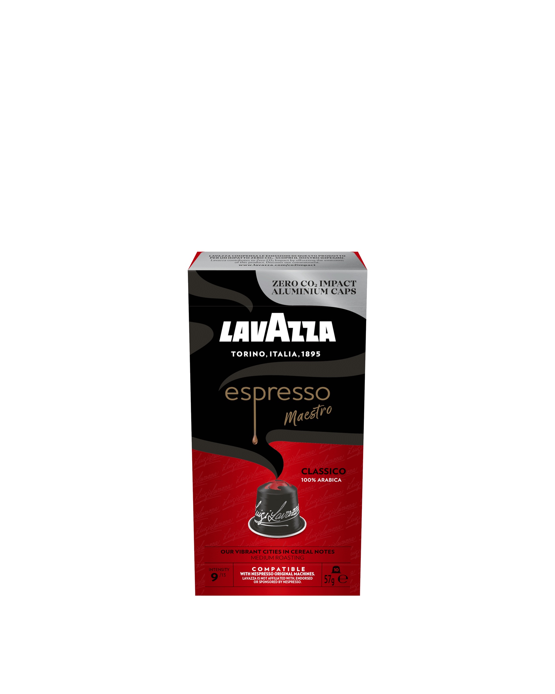 Lavazza Nespresso Coffee Capsules espresso maestro classico, 10
