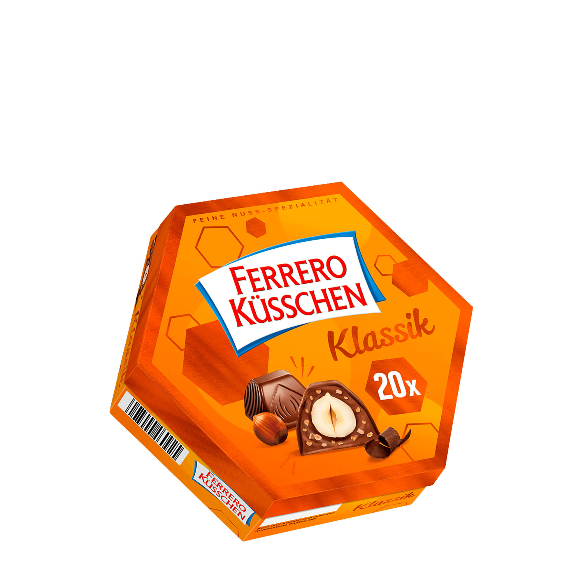 ferrero kusschen dark milk chocolate bites classic hazelnut 20ct