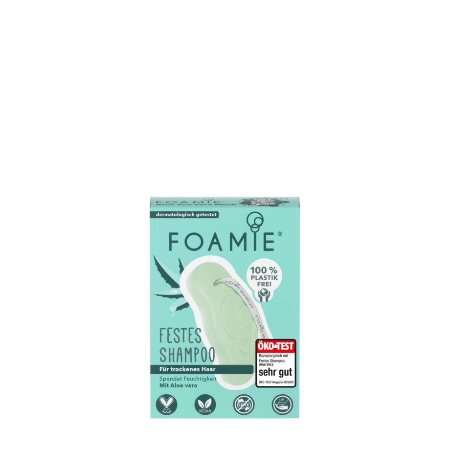 foamie solid shampoo bar moisture aloe vera