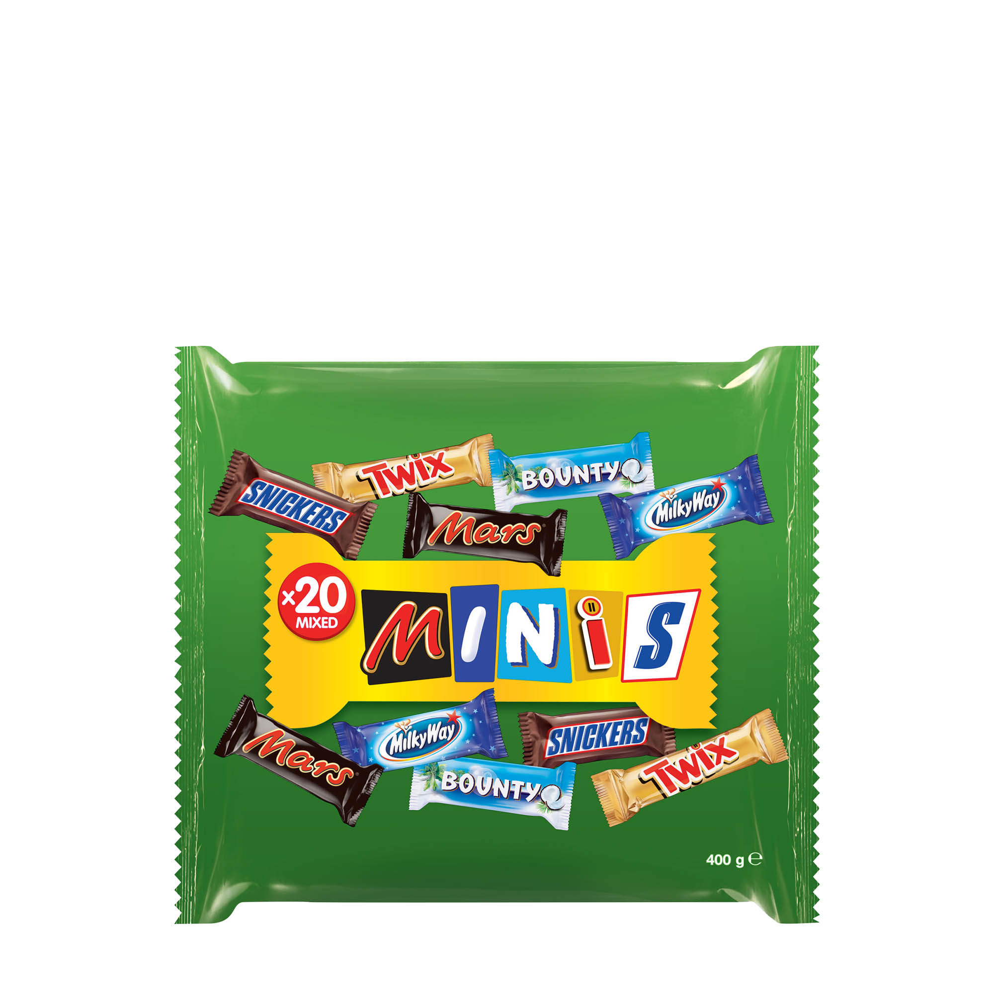 Mars Milk Chocolate Bars minis mixed, 20 Ct, 400 g – Peppery Spot