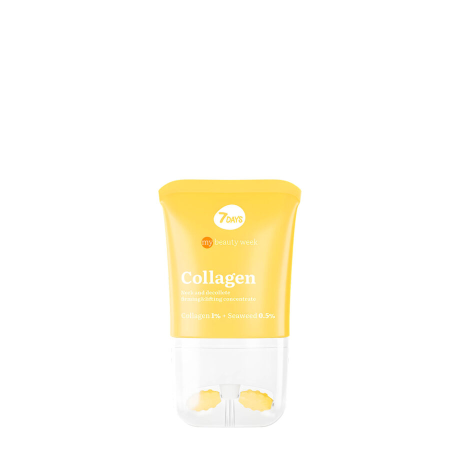 7days beauty roller cream massager collagen for face neck décolleté 80ml